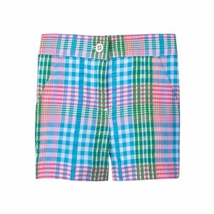 Janie & Jack Plaid Shorts Girls size 6